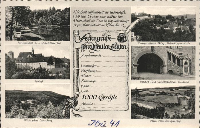 Iburg Teutoburger Wald Charlotten-See Schlosskirche Dörenberg