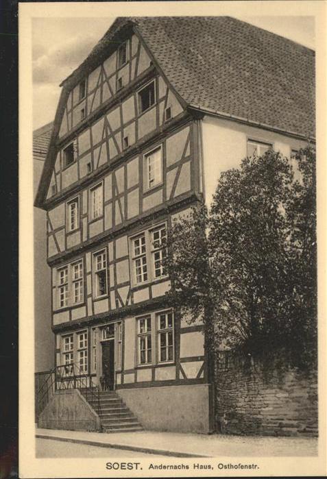 Soest Arnsberg Andernachs Haus Osthofenstrasse