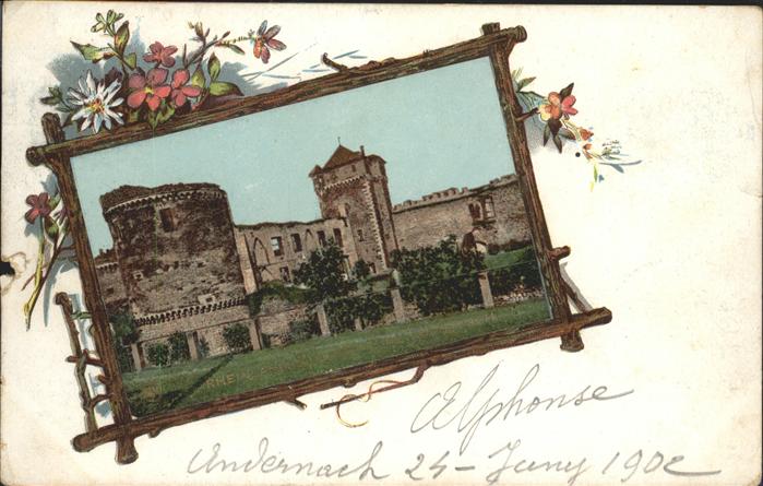 Andernach Rhein Rheinland-Pfalz Burg