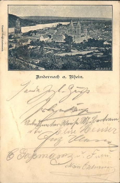 Andernach Rhein Rheinland-Pfalz Panorama