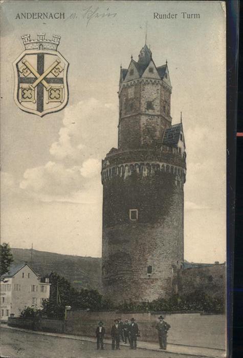 Andernach Rhein Rheinland-Pfalz Runder Turm Wappen