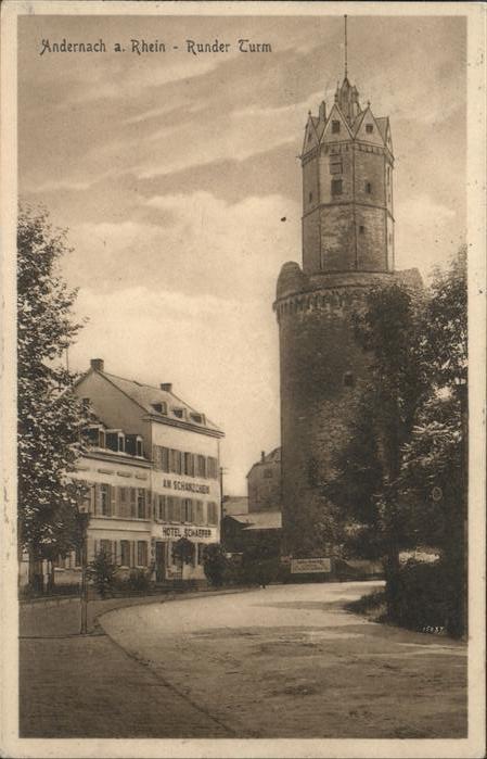Andernach Rhein Rheinland-Pfalz Runder Turm