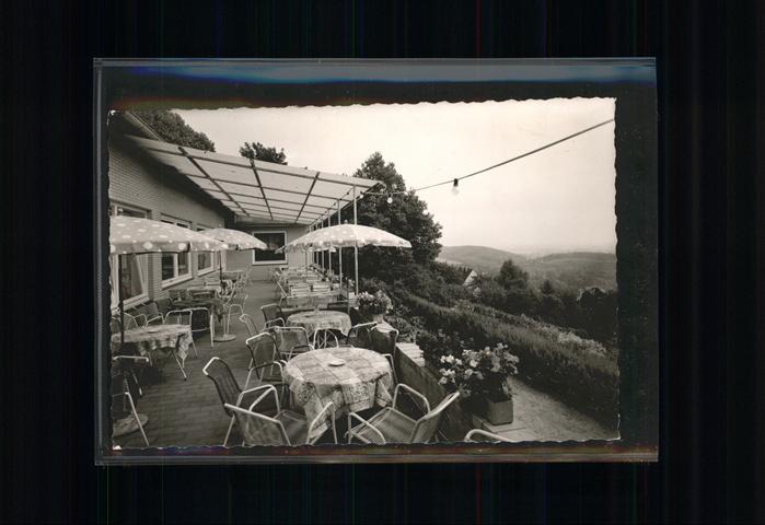 Tecklenburg Steinfurt NRW Hotel Restaurant Bismarckhoehe Gartenterrasse Reproduk