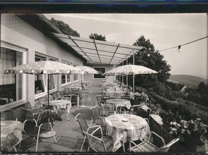 Tecklenburg Steinfurt NRW Hotel Restaurant Bismarckhoehe Gartenterrasse