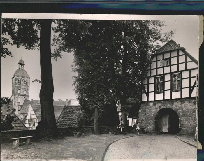 Tecklenburg Steinfurt NRW Tor und evangelische Kirche Reproduktionsvorschrift