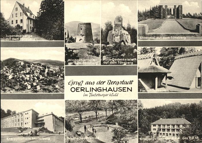 Oerlinghausen Städitsches Freibad Ehrenmal Tönsberg G