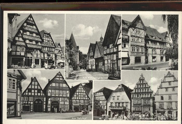 Bad Salzuflen Altstadt Rathaus Steege Katzenturm