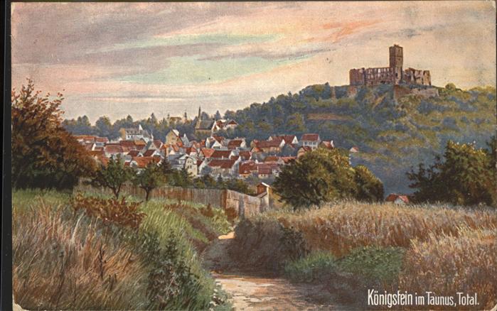 Koenigstein Taunus Total Künstlerkarte