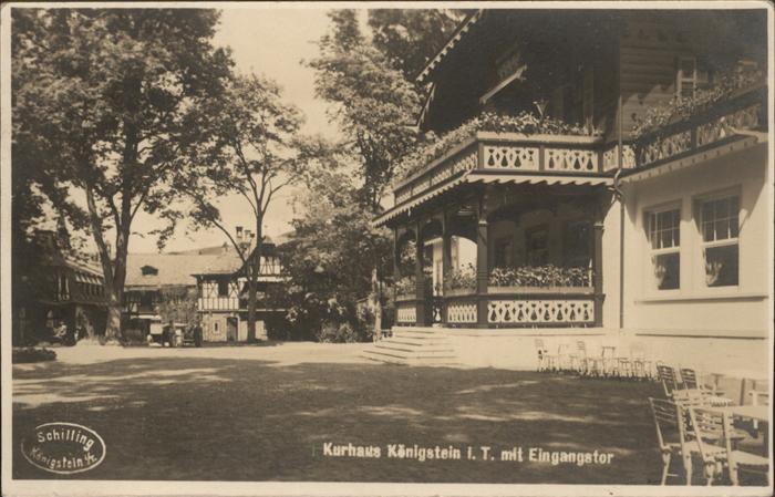 Koenigstein Taunus Eingangstor Kurhaus