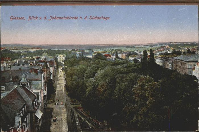 Giessen Lahn Johanniskirche Südanlage Bahnpost