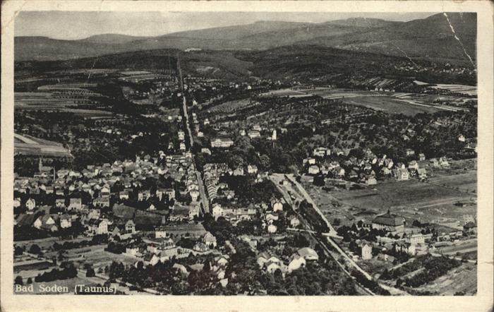 Bad Soden Taunus Fliegeraufnahme