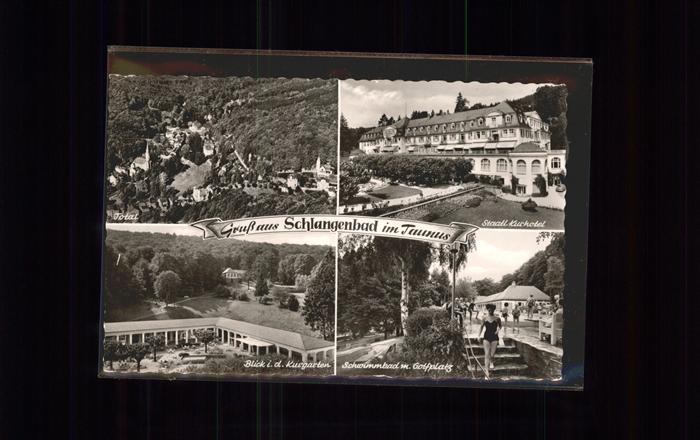 Schlangenbad Taunus Staatl. Kurhotel Golfplatz