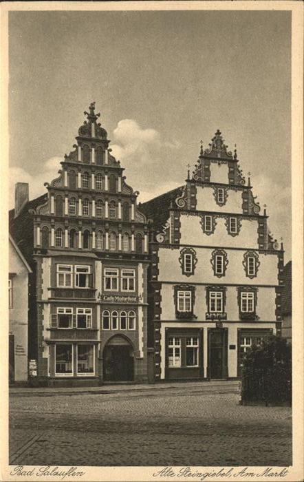 Bad Salzuflen Alte Steingiebel Markt