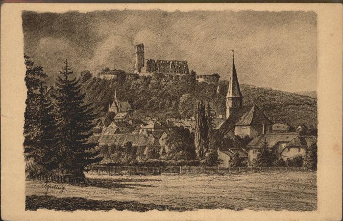 Koenigstein Taunus Ruine Kirchen