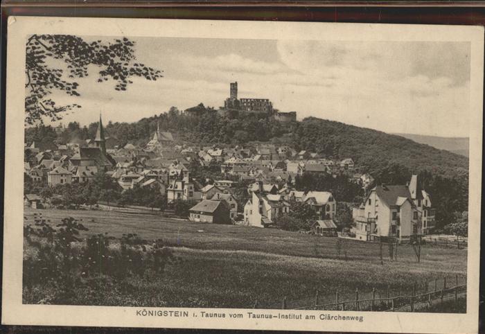 Koenigstein Taunus Taunus Institut Clärchenweg