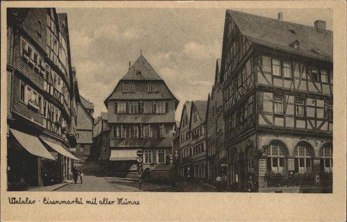 WETZLAR Lahn Hessen Eisenmarkt alter Muenze