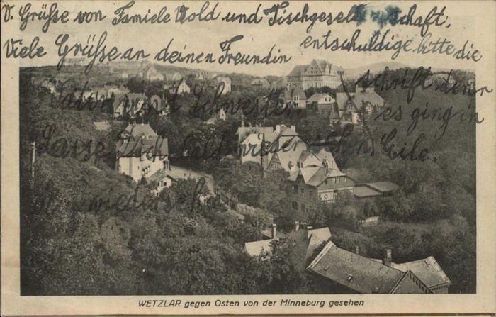 WETZLAR Lahn Hessen Osten Minneburg