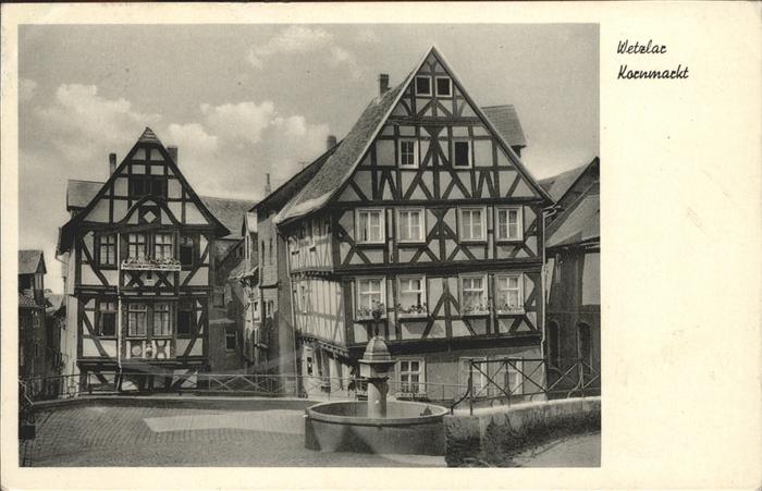 WETZLAR Lahn Hessen Kornmarkt