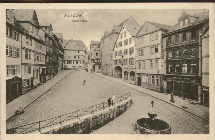 WETZLAR Lahn Hessen Kornmarkt