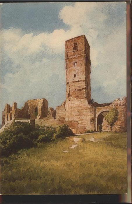 Koenigstein Taunus Künstlerkarte Zeichnung