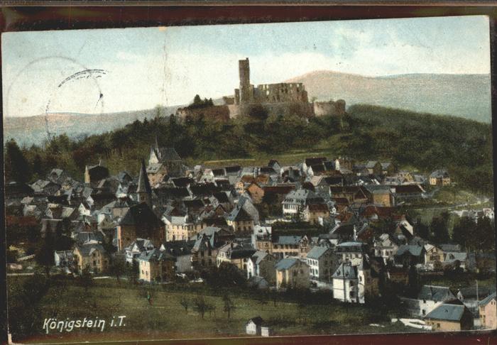 Koenigstein Taunus Burg Ruine