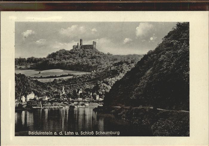 Balduinstein Lahn Schloss Schaumburg
