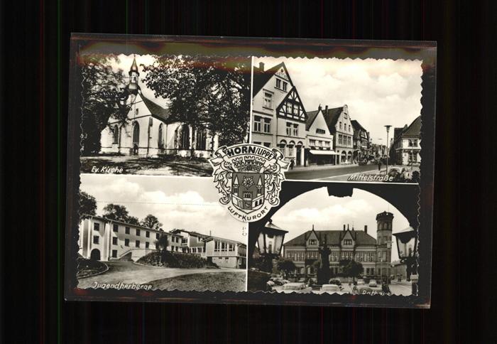 Horn Lippe Wappen Mittelstrasse Ev. Kirche Jugendh