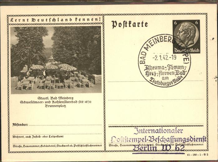 Bad Meinberg Schwefelmoor Bad Brunnenplatz