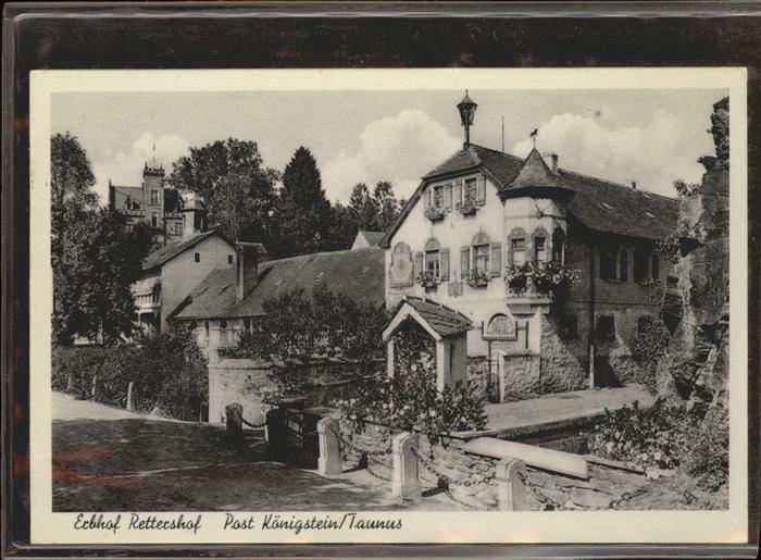 Rettershof Erbhof Post Königstein Taunus