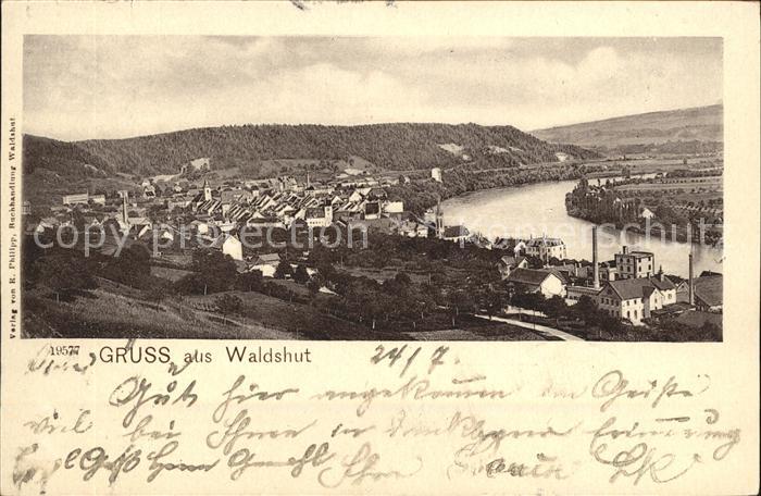 Waldshut Tiengen Rhein Gesamtansicht