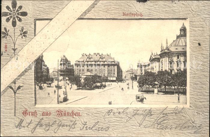 Muenchen Bayern Karlsplatz