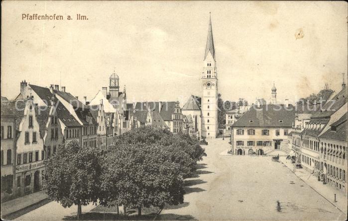 Pfaffenhofen Ilm Stadtplatz Kirche
