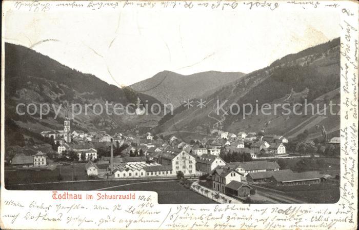 Todtnau Schwarzwald BW im Schwarzwald Gesamtansicht