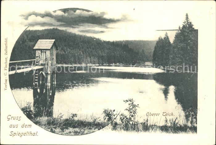 Zellerfeld Oberer Teich im Spiegelthal