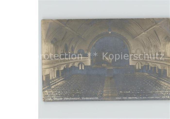 JENA  Thueringen Grosser Volkshaussaal