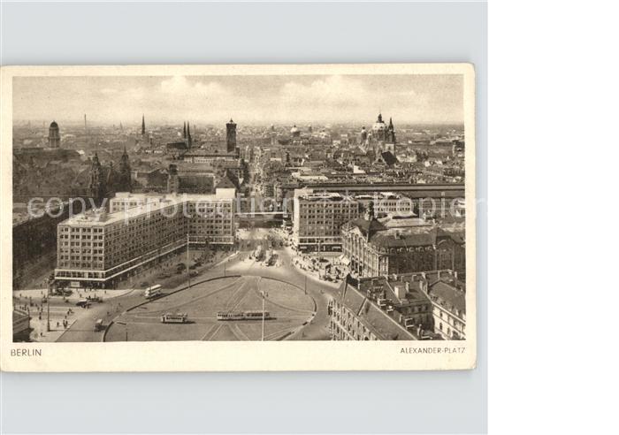 BERLIN  CITY Alecanderplatz Strassenbahn
