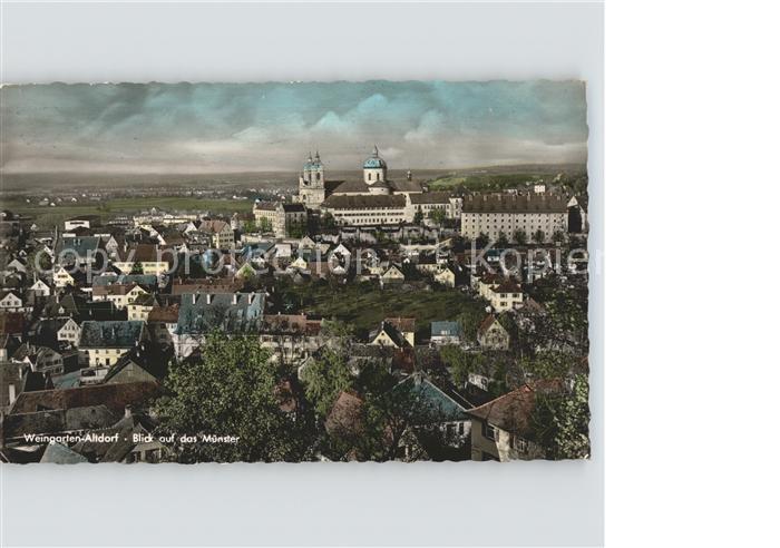 Altdorf Weingarten Panorama mit Muenster