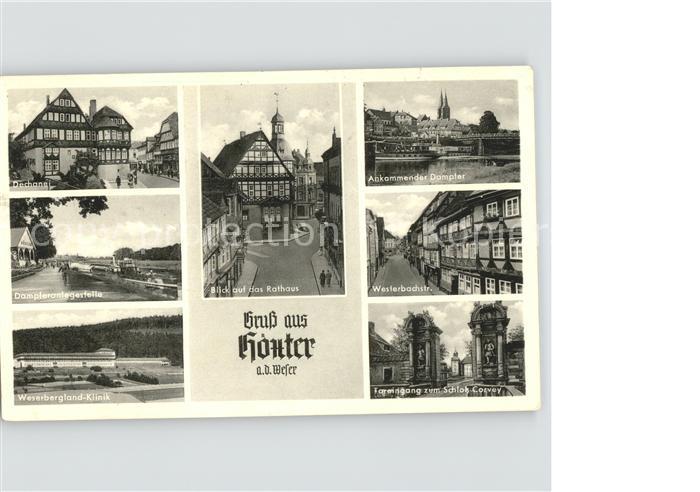 Hoexter Weser Ansichten