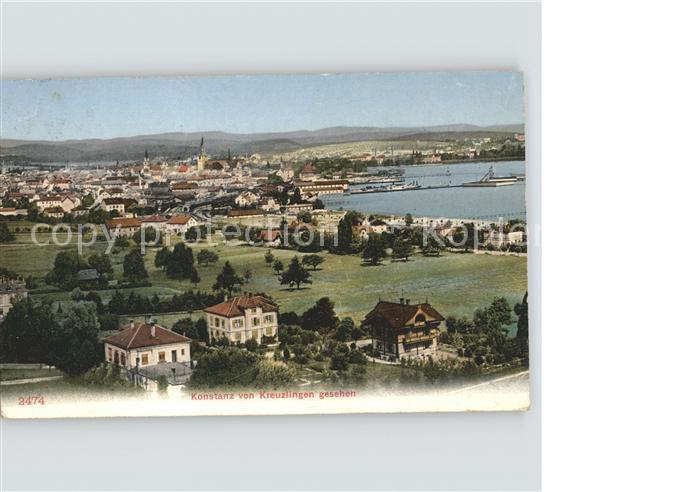 Konstanz Panorama von Kreuzlingen gesehen