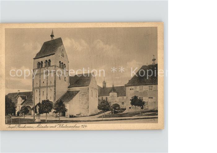 Insel Reichenau Muenster und Klosteranbau