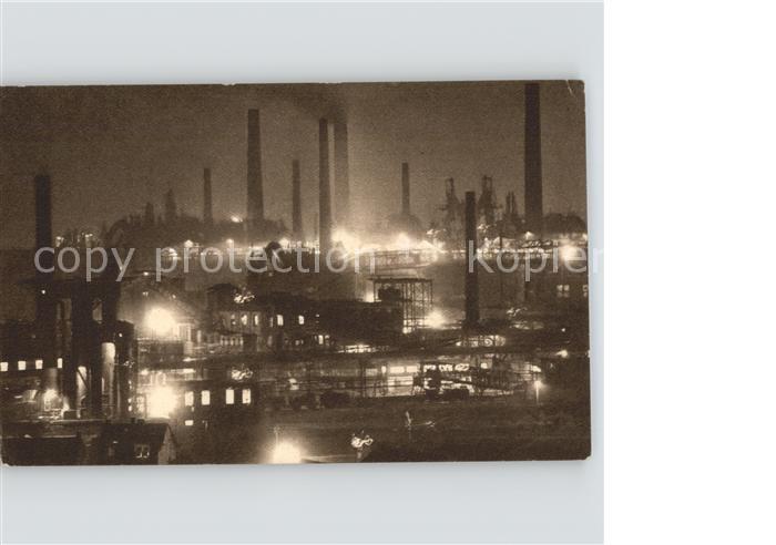 Voelklingen Eisenwerke bei Nacht