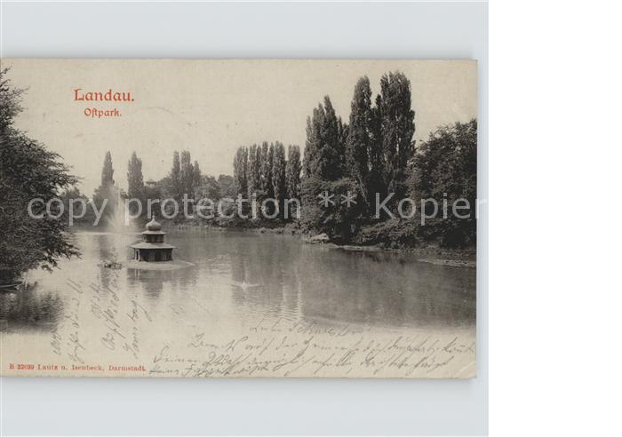 Landau Pfalz Ostpark Teich