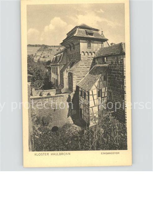 Maulbronn Kloster Eingangstor
