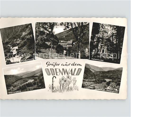 Odenwald Wolfsschlucht Katzenbuckel Talsperre