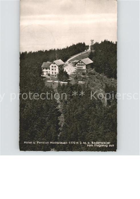 BADENWEILER BW Hotel Pension Hochblauen Fliegeraufnahme