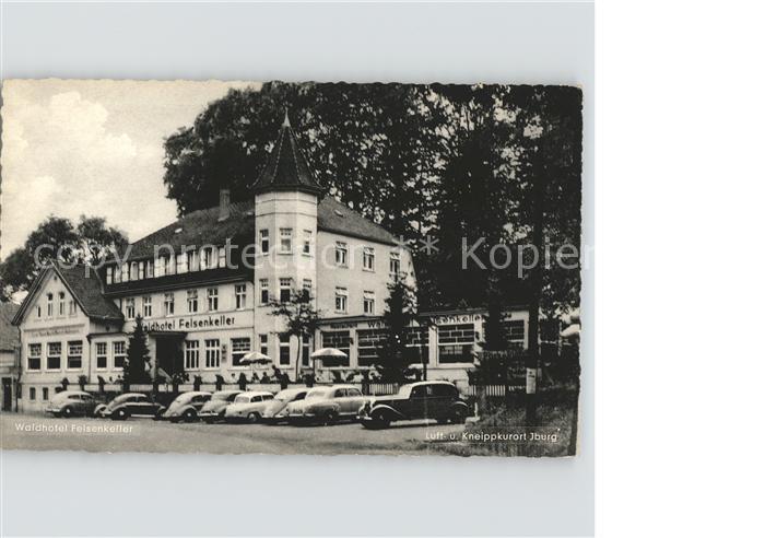 Iburg Teutoburger Wald Waldhotel Felsenkeller Autos