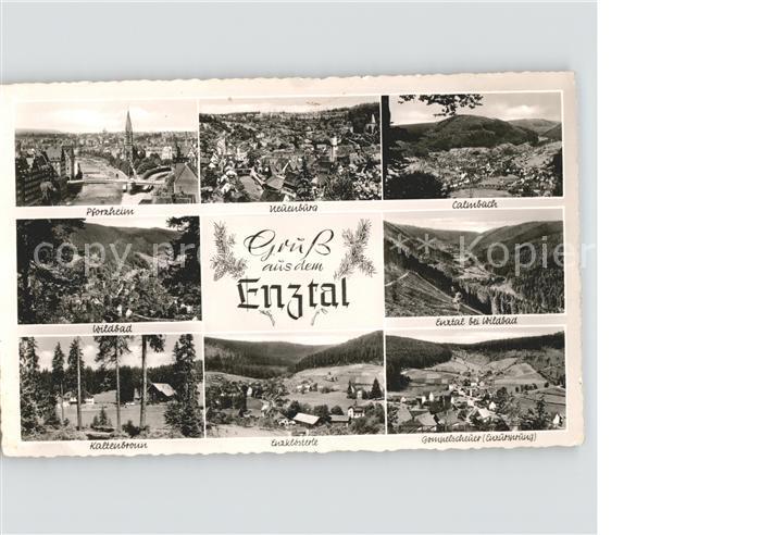 Pforzheim Neuenburg Calmbach Enztal Wildbad Kaltenbronn