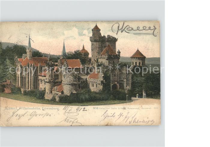 KAssEL  CITY Wilhelmshoehe Loewenburg