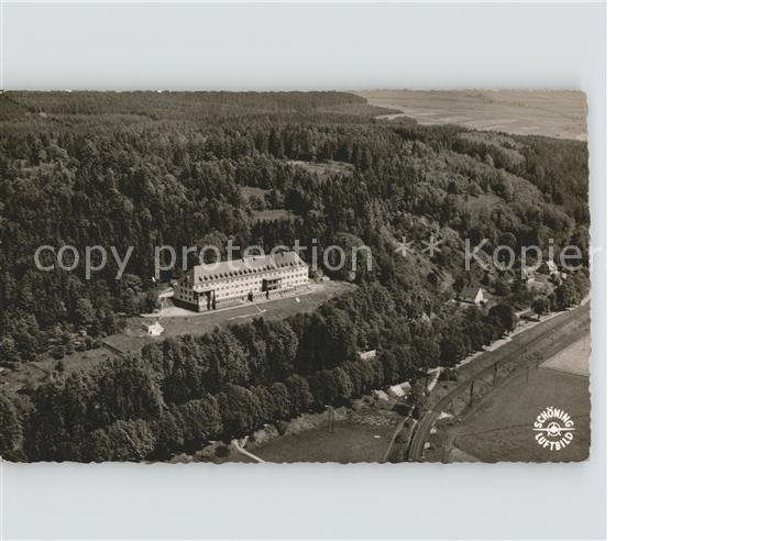 Frankenberg Eder Fliegeraufnahme Kreiskrankenhaus