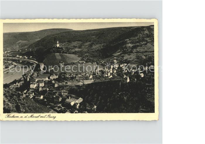 Cochem Mosel Moselpanorama mit Burg